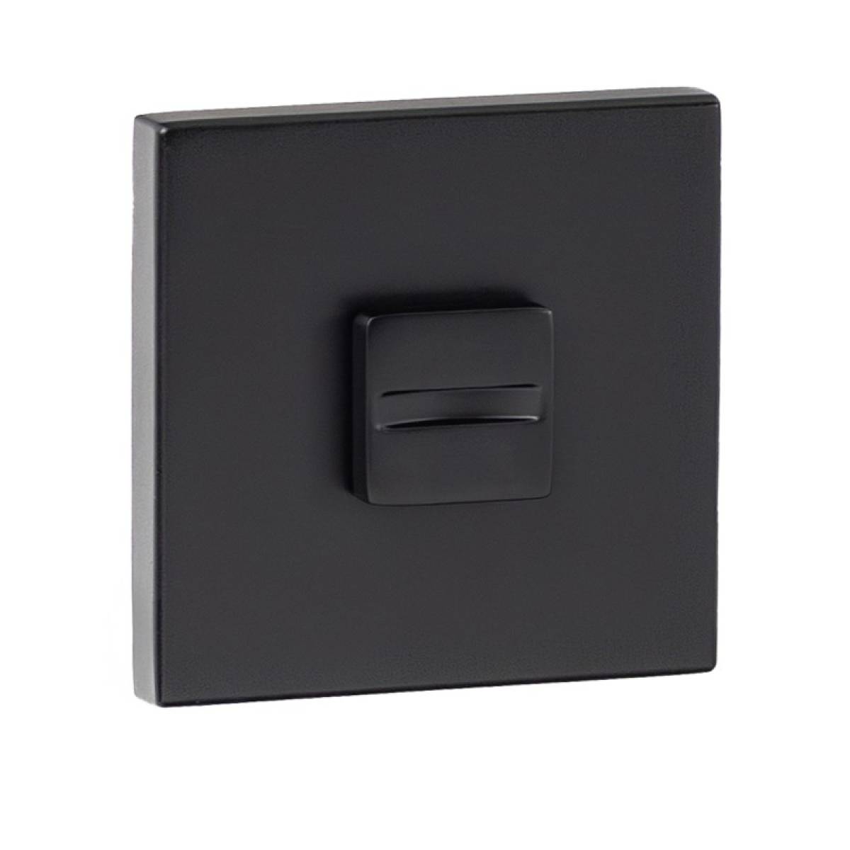 Rozeta kwadratowa R67F Slim czarny WC