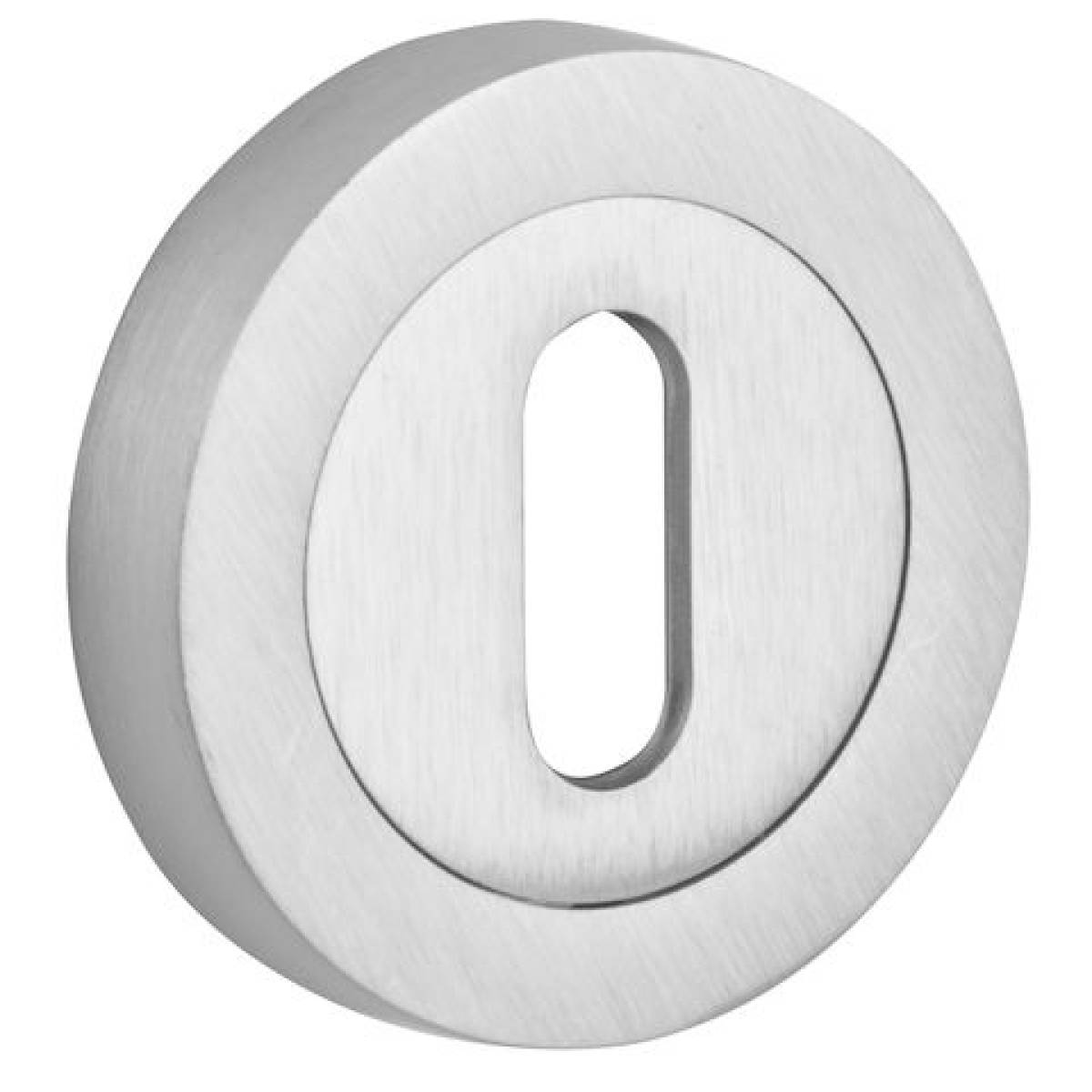Rozeta okrągła R1 chrom-satyna klucz