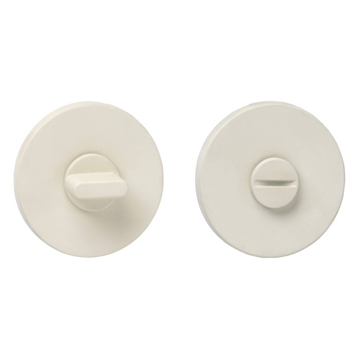 Rozeta okrągła R68F Slim ivory WC