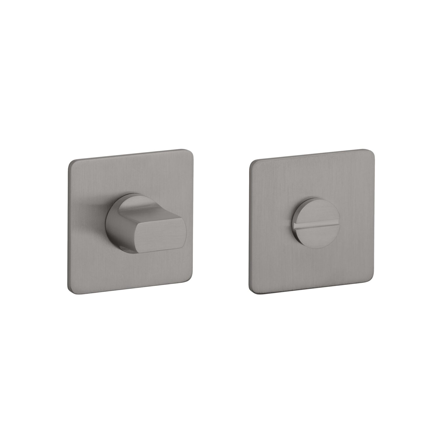 Rozeta Sterk kwadratowa Q Ultra Slim 3 mm WC 4x4 do 42 mm, bazaltowy
