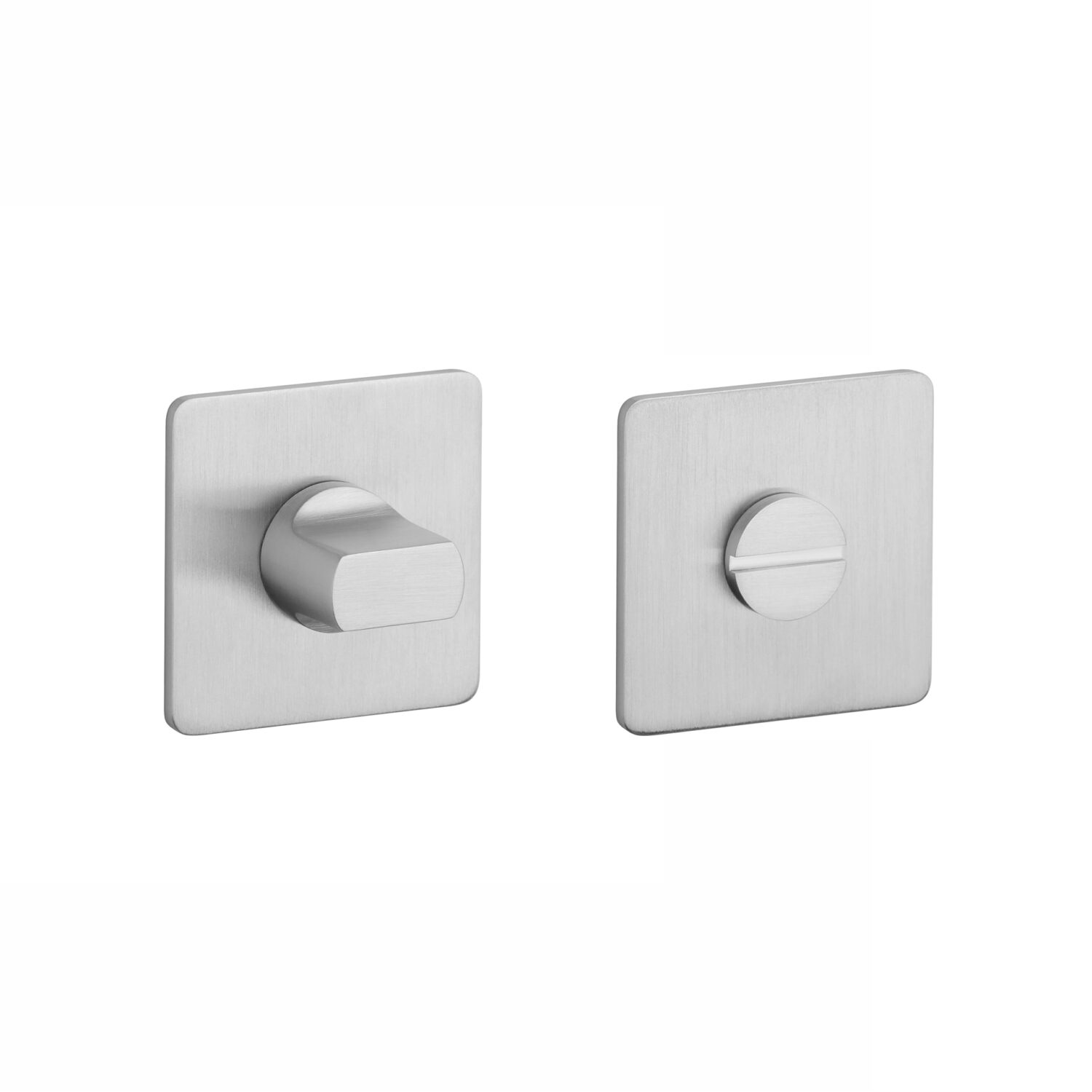 Rozeta Sterk kwadratowa Q Ultra Slim 3 mm WC 4x4 do 42 mm, stal nierdzewna