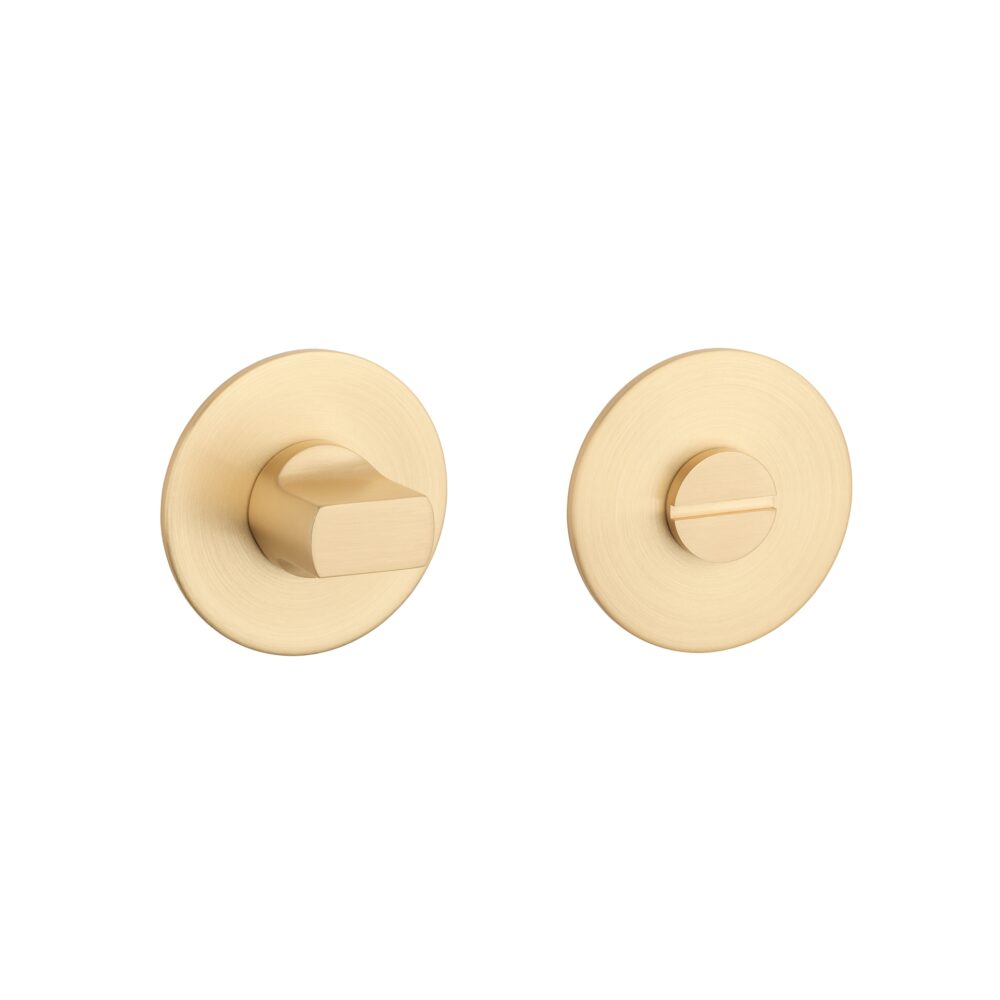 Rozeta Sterk okrągła R Ultra Slim 3 mm WC 4x4 do 42 mm, złoty matowy