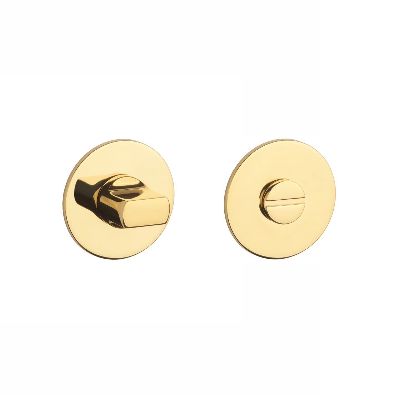 Rozeta Sterk okrągła R Ultra Slim 3 mm WC 4x4 do 42 mm, złoty polerowany pvd
