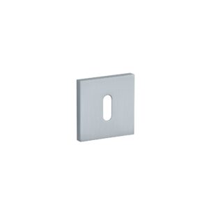 Rozeta Stile kwadratowa Q Slim 7 mm klucz, chrom satynowy