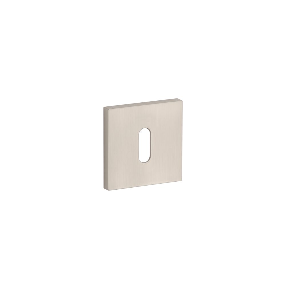 Rozeta Stile kwadratowa Q Slim 7 mm klucz, nikiel