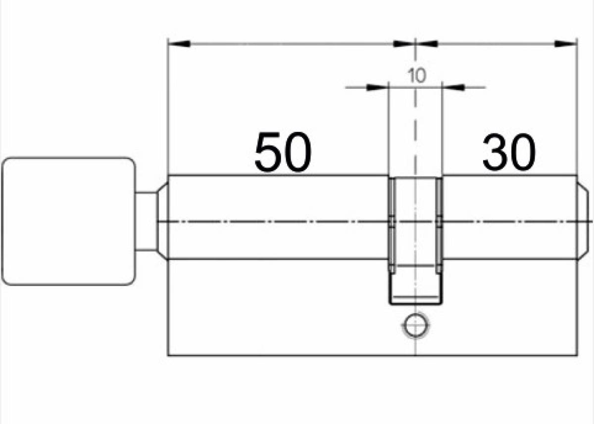 Wkładka ZIPP komplet 30/50+G50/30 mosiądz