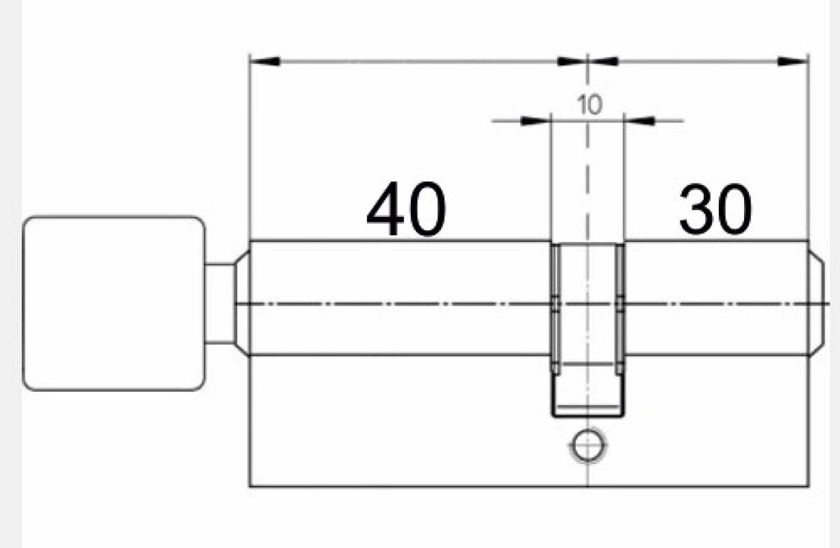 Wkładka ZIPP komplet 30/40+G40/30 mosiądz