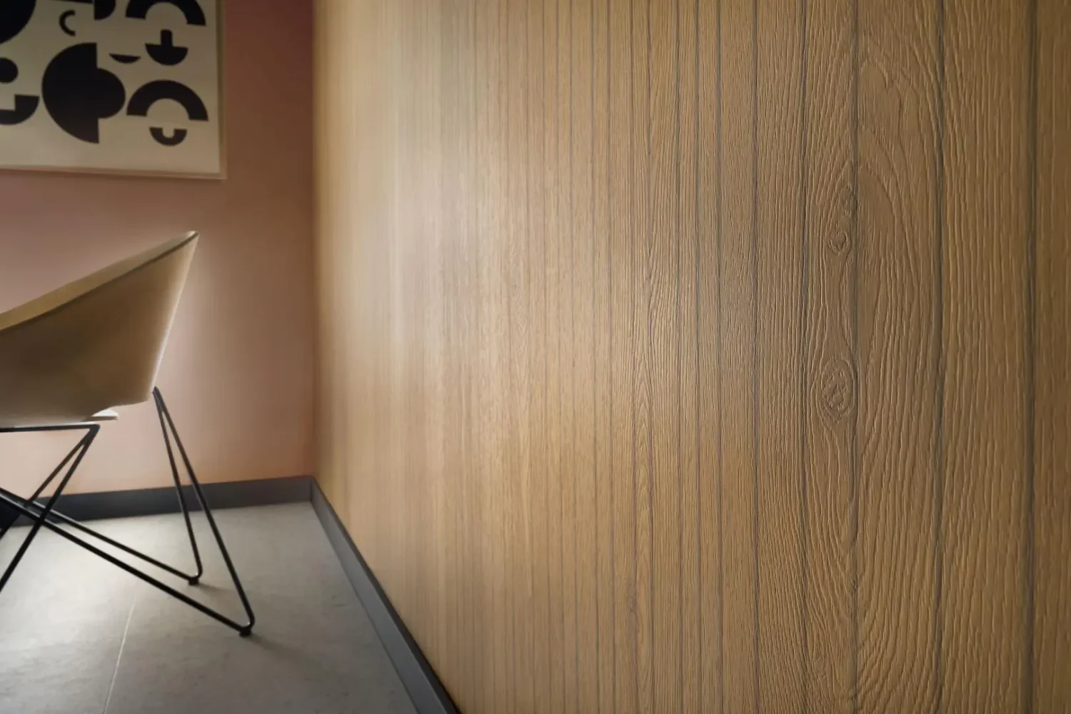 Płyta mineralna Modee Asturia Fluted – Stripes, 1175 × 2800 mm (WMSLS210)