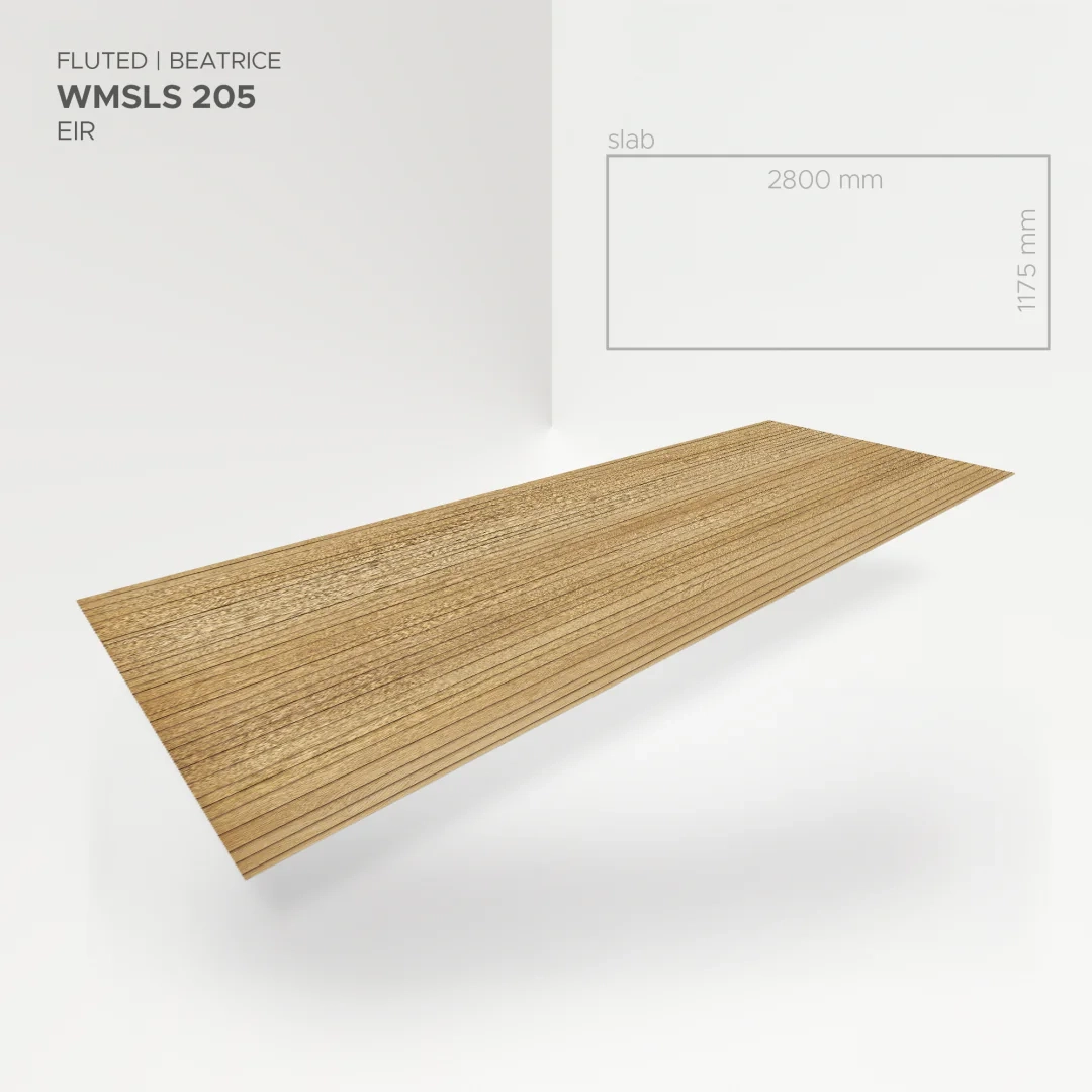Płyta mineralna Modee Beatrice Fluted – EIR WOOD, 1175 × 2800 mm (WMSLS205)