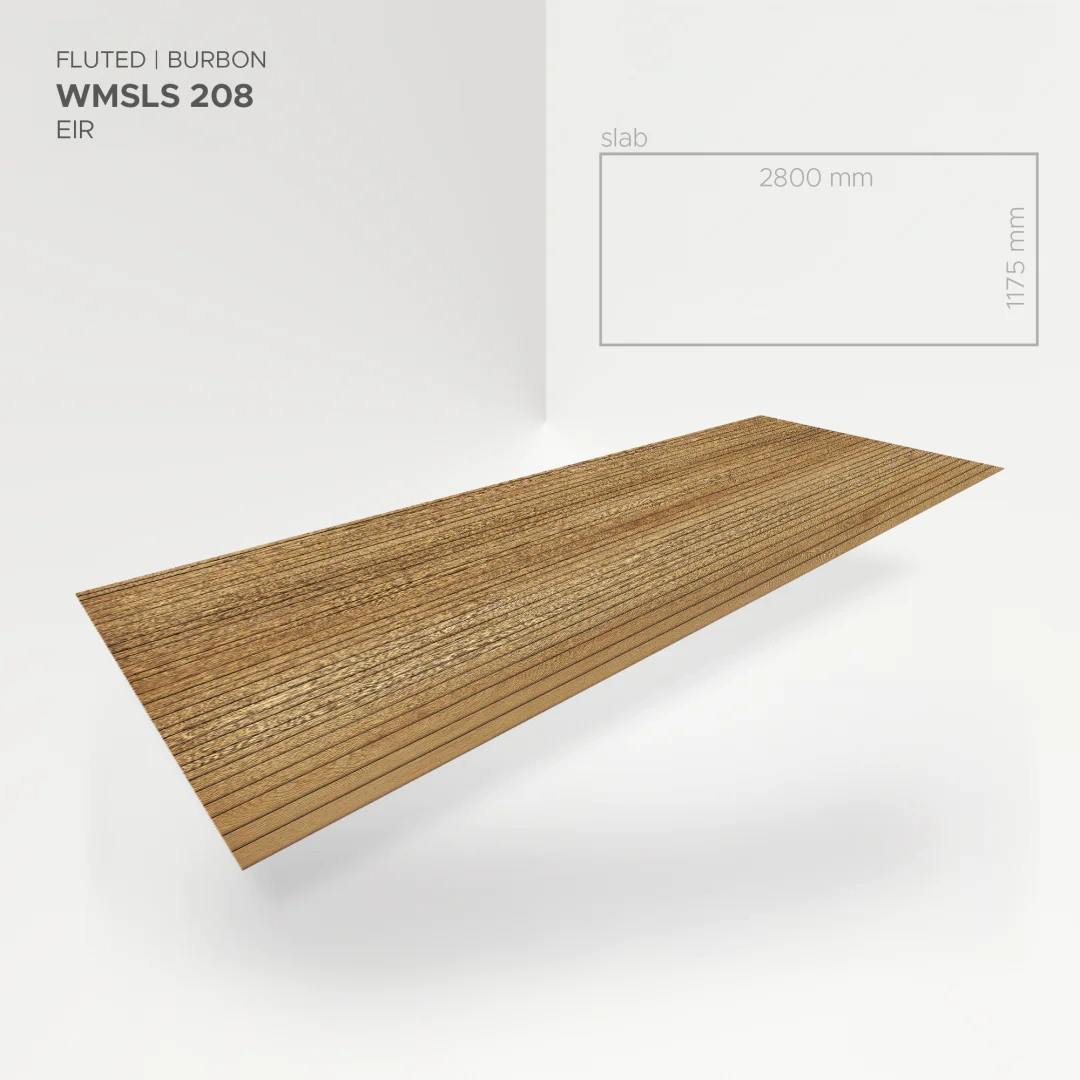 Płyta mineralna Modee Burbon Fluted – Stripes, 1175 × 2800 mm (WMSLS208)