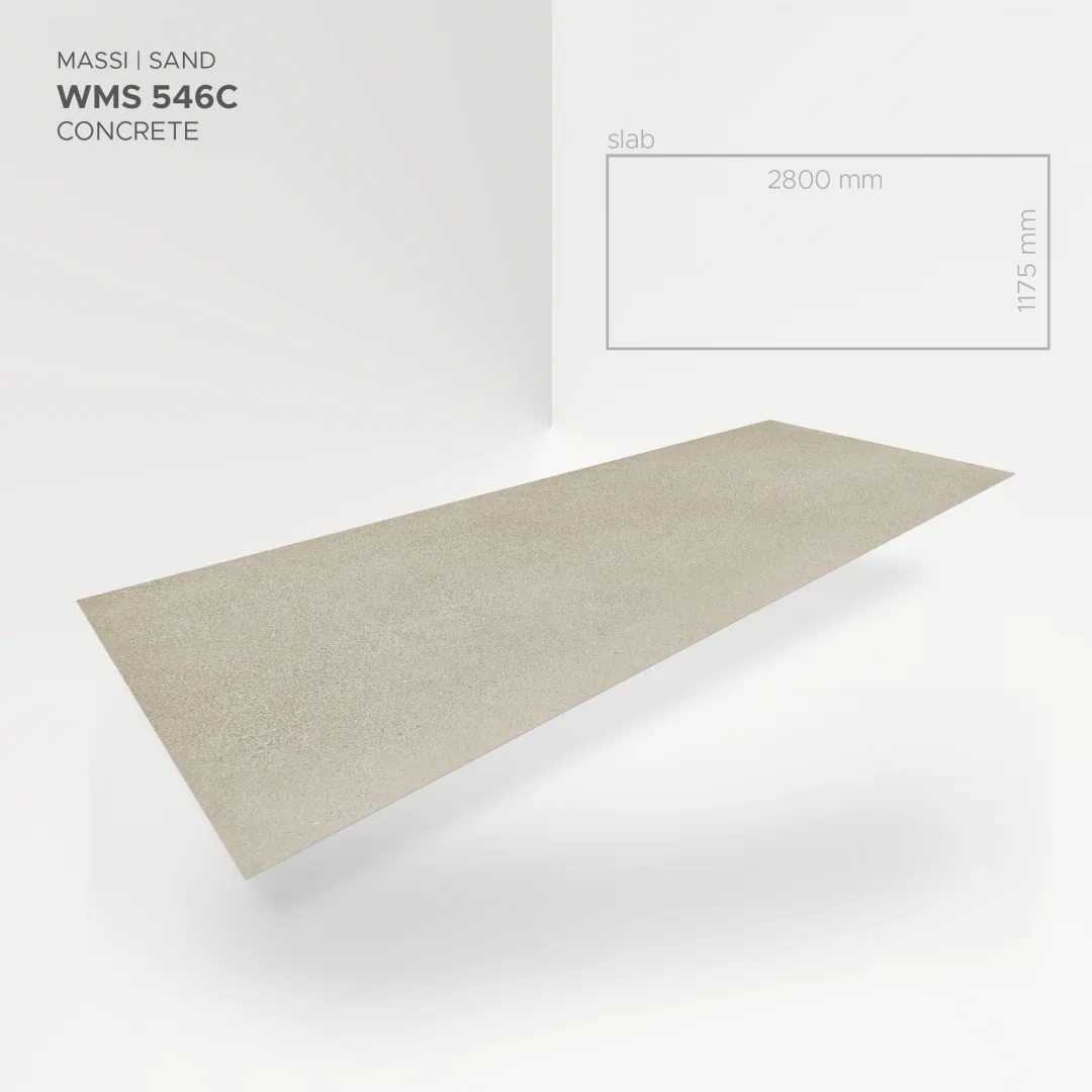 Płyta mineralna Modee Massi Sand – Concrete, 1175 × 2800 mm (WMS546C)