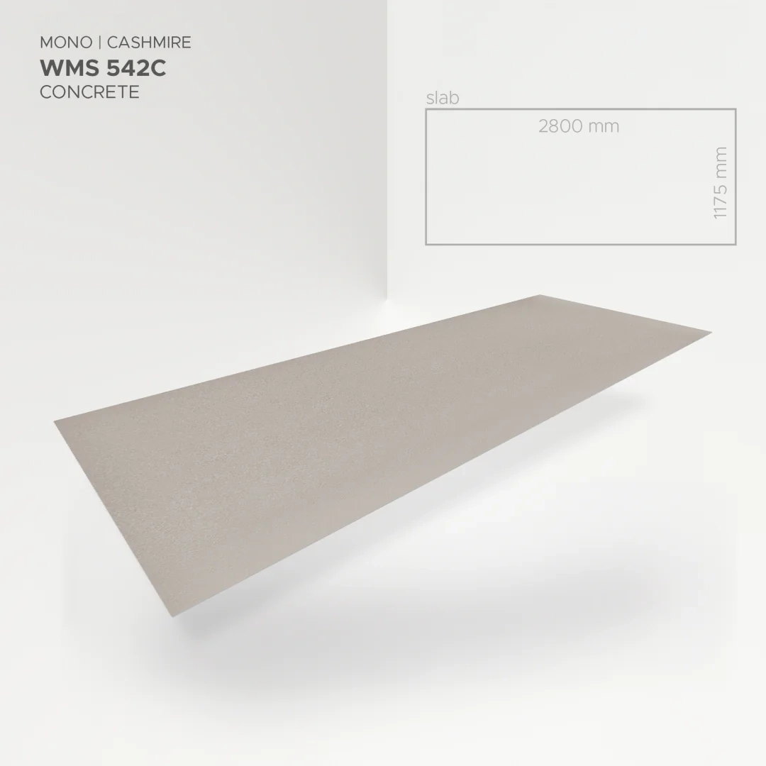 Płyta mineralna Modee Mono Cashmere – Concrete, 1175 × 2800 mm (WMS542C)