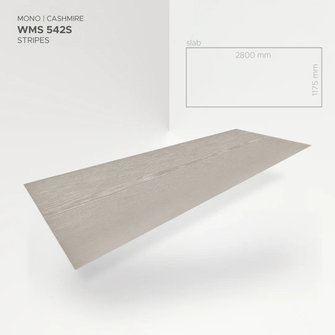 Płyta mineralna Modee Mono Cashmere – Stripes, 1175 × 2800 mm (WMS542S)