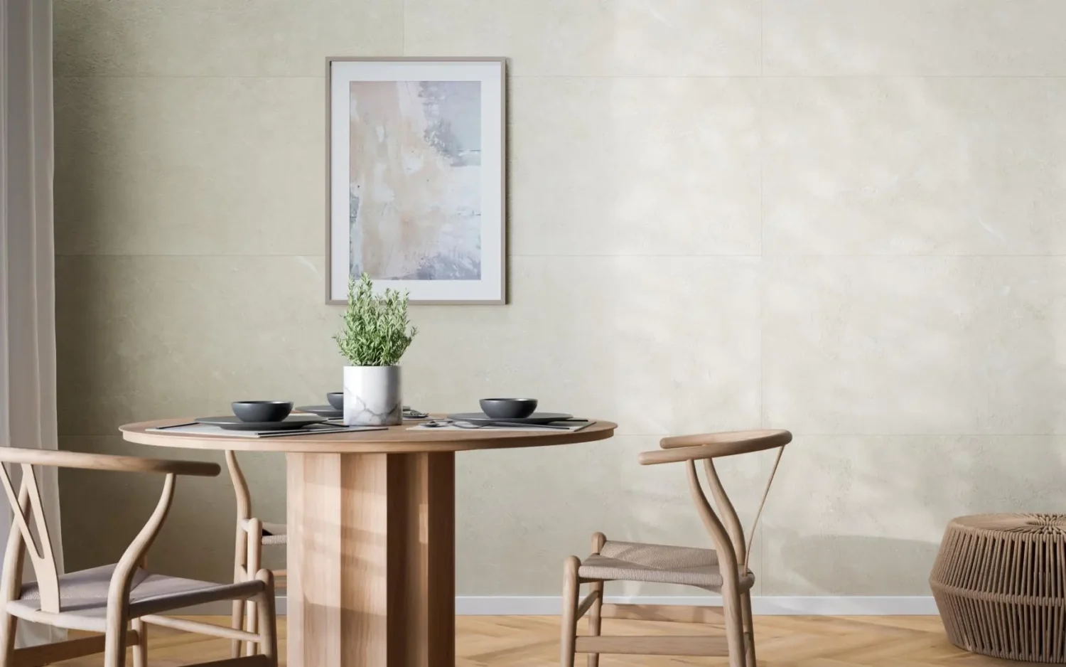 Płytka mineralna Modee Monreale Ivory – Concrete, 1200 × 600 mm (WMT502C)