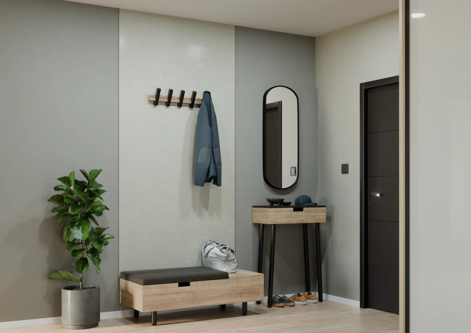 Płytka mineralna Modee Monreale Ivory – Concrete, 1200 × 600 mm (WMT502C)